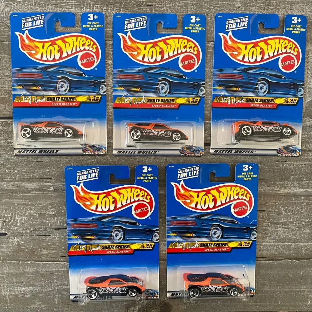 Hot Wheels Lot Of 20 Cars Greased Lightnin Tony Hawk Speed‎ Blaster Turbolence